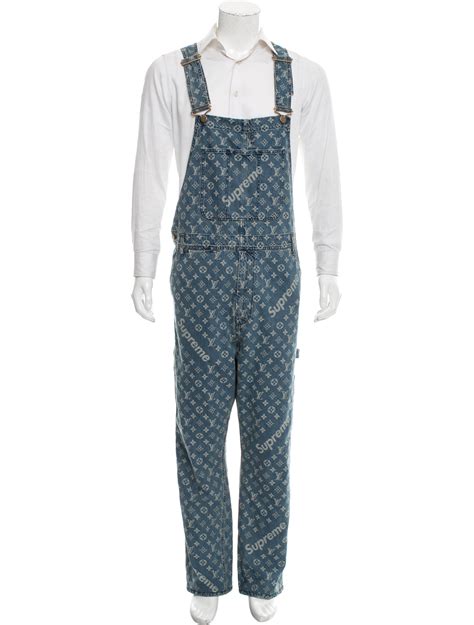 supreme x louis vuitton overalls.